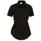 Olymp Bluse regular fit Modell 12 KA Uni schwarz